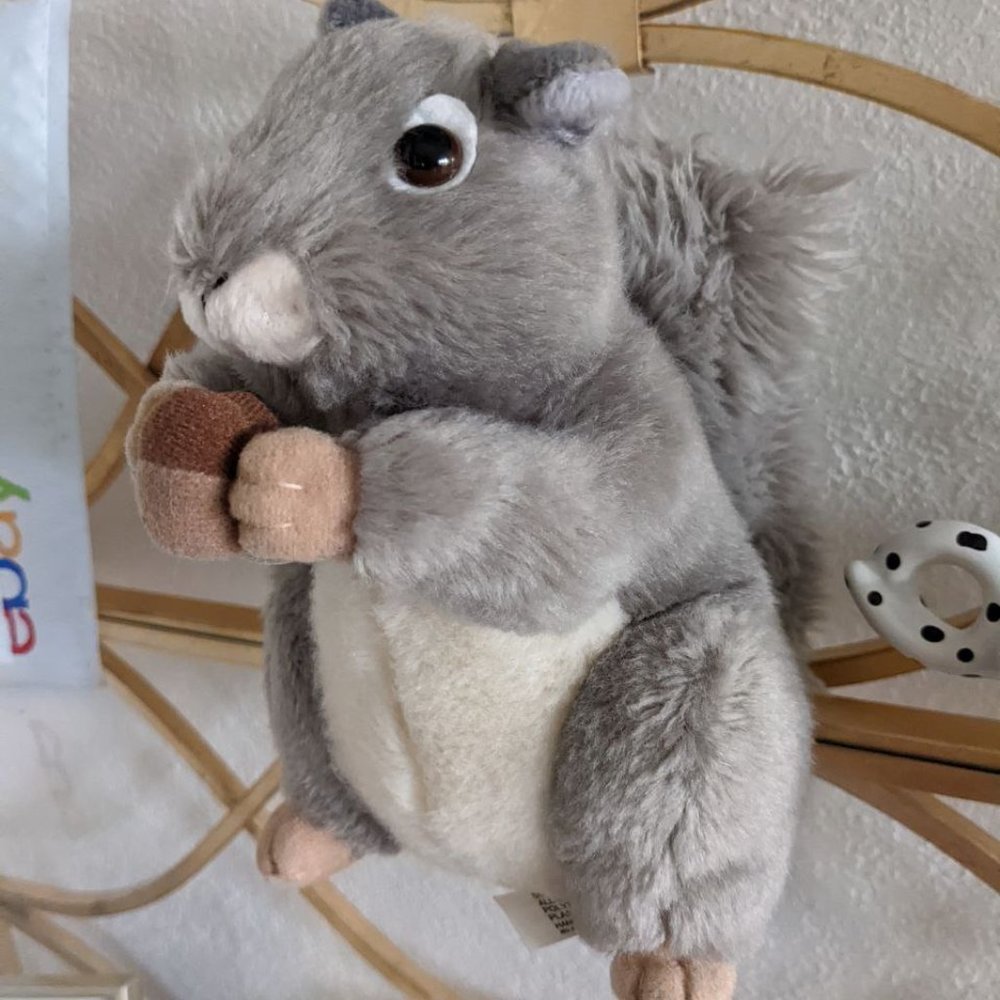 Aurora World Miyoni Grey Squirrel 8" Plush